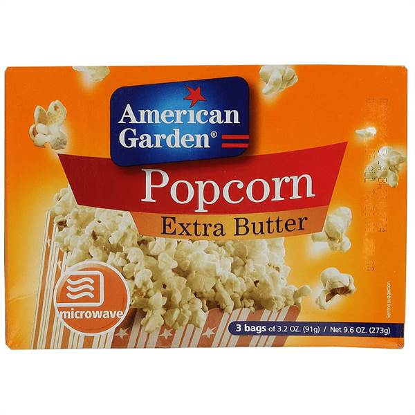 American Garden Popcorn Butter Flavor Imported